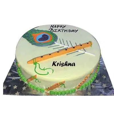 Krishna Ashtami Pineapple Cake