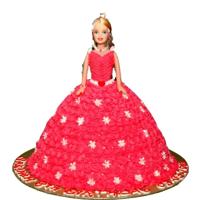 Black Forest Barbie Doll cake