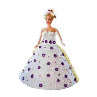 Purple Doll Cake