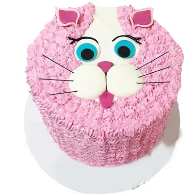 Strawberry Cat Cake