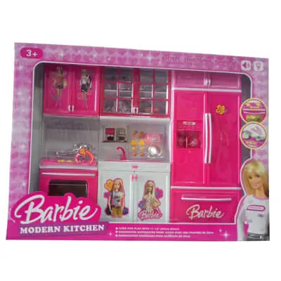 Barbie Doll Kitchen Set