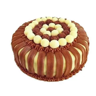 Chocolate Layered Butterscotch Cake