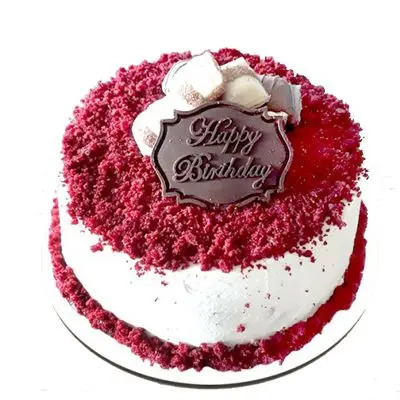 Happy Birthday Special Red Velvet Cake