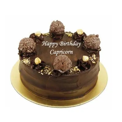 Ferrero Rocher Cake For Capricorn Zodiac Sign