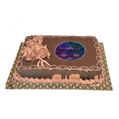 Libra Chocolate Rectangular Cake