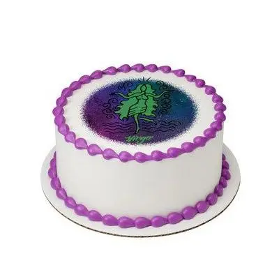 Pineapple Virgo Round Cake