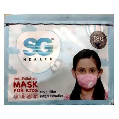 SG HEALTH N95 Pollution Kids Dust Mask with Activated Carbon