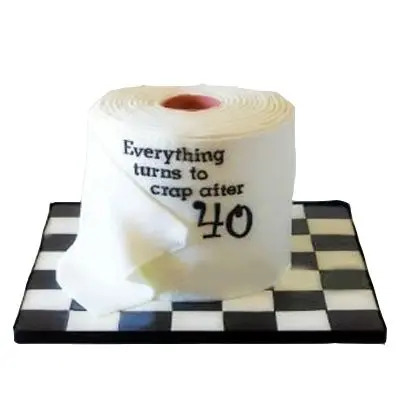 Toilet Paper Cake