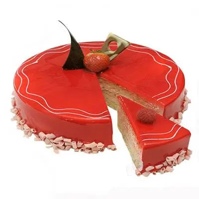 Sizzling Strawberry Cake