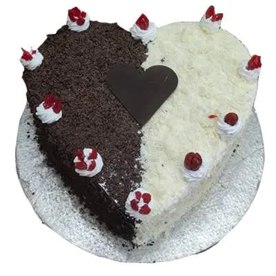 Eggless Tempting Dual Forest Cake