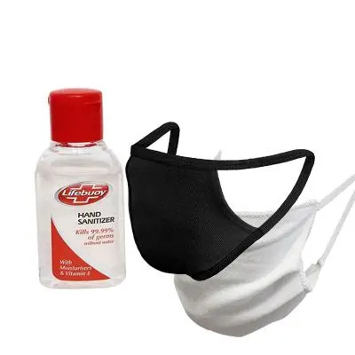 Lifebuoy Sanitizer with Cotton Masks