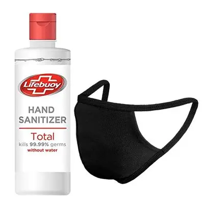 Medium Lifebuoy Sanitizer with Cotton Mask