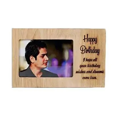 Happy Birthday Engraved Photo Frame