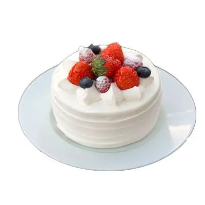 Fresh Berry Vanilla Cake