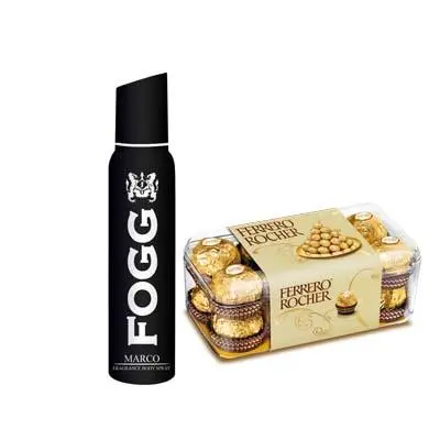 Fogg Deo with Ferrero rocher