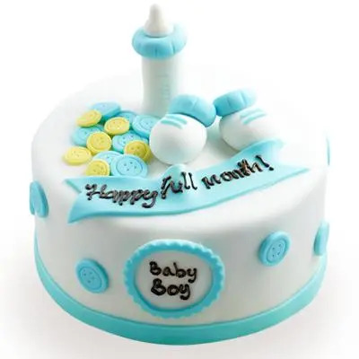 Baby Cheers Fondant Cake