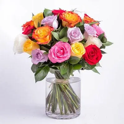 Mix Roses Big Vase