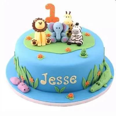 Animal Themed Cake