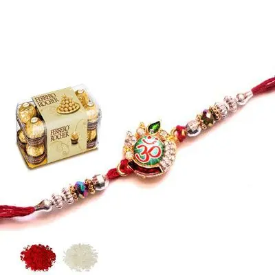 Om Rakhi with Ferrero