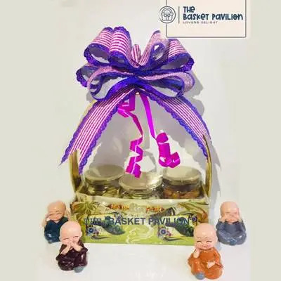 Dry Fruits Rakhi Hamper Jar