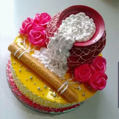 Janmashtami Krishna Cake