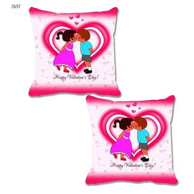 Pink Love Theme Cushion Cover