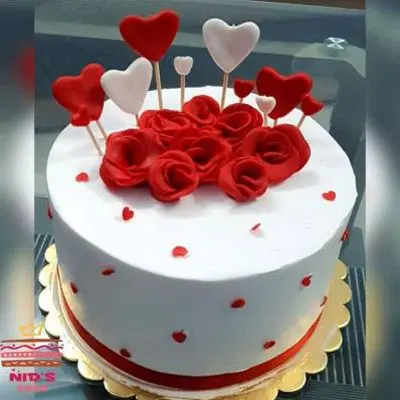 Rose Anniversary Cake