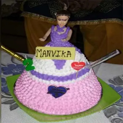 Doll Birthday Cake