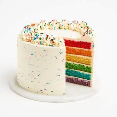 Special Vanilla Rainbow Cake