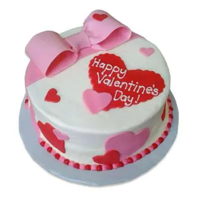 Happy Valentine Butterscotch Cake
