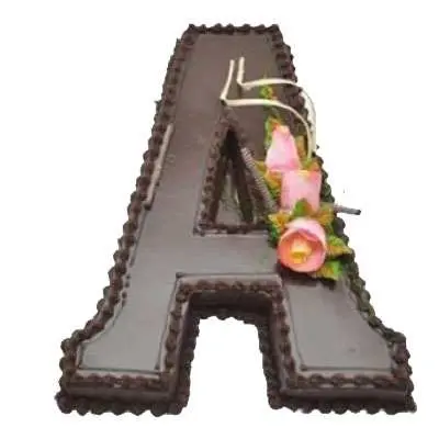 A Shape Chocolate Cake