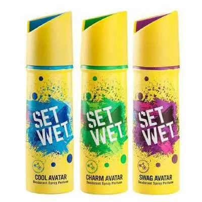 Set Wet Cool, Charm and Swag Avatar Deo