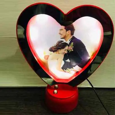 Personalised Heart Shape Magic Mirror