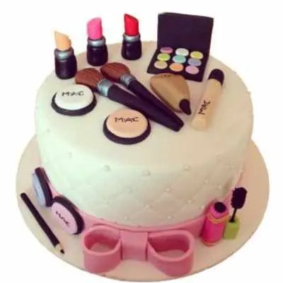 MAC Makeup Theme Cake