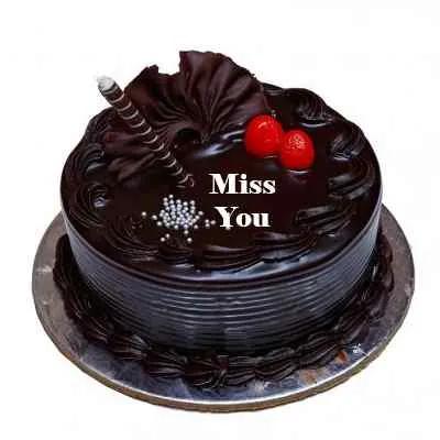 Miss You Truffle Cake