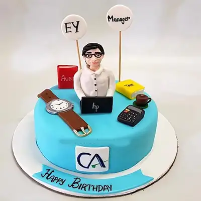 Male Businessman Cake