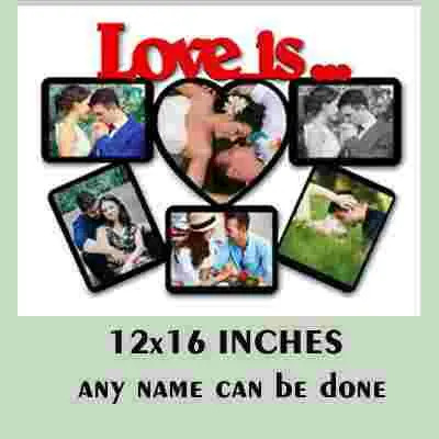 MDF Wooden Love Photo Frame