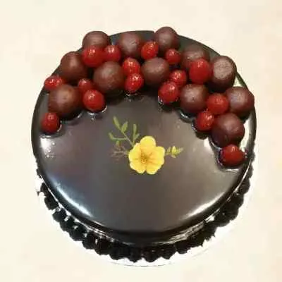 Chocolate Gulab Jamun Cake