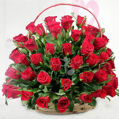 150 Roses Basket