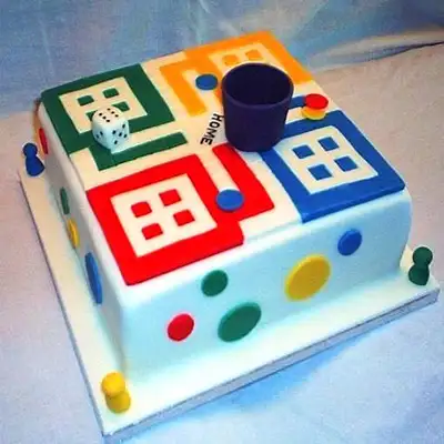 Ludo Birthday Cake