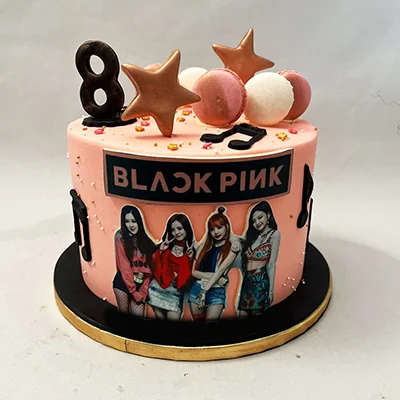 Blackpink Theme Star Cake