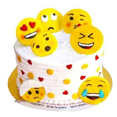 Emoji Birthday Cake