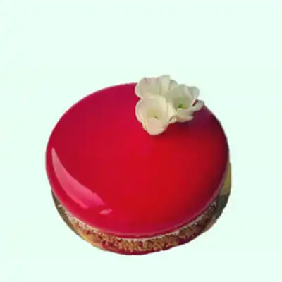 Mirror Glaze Cake Red