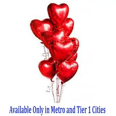 Red Heart Balloons