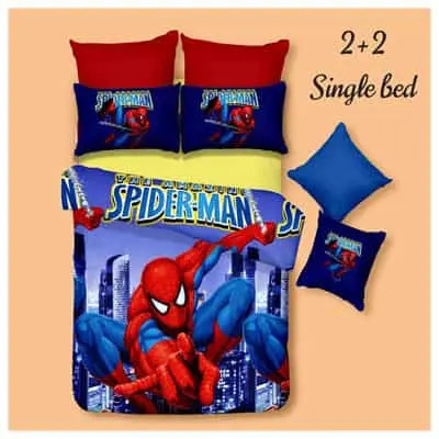 Spiderman Printed Bedsheet