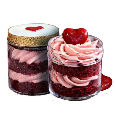 Red Velvet Jar Cake