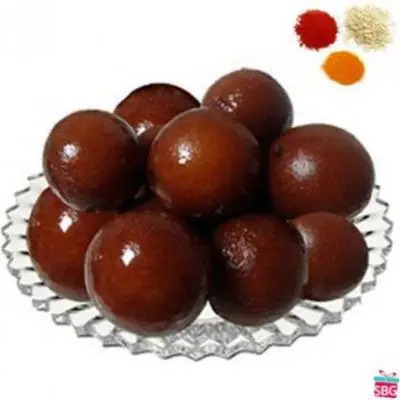 Gulab Jamun With Rolli Tikka