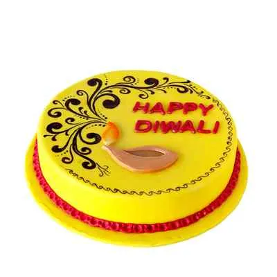 Enticing Diwali Pineapple Cake