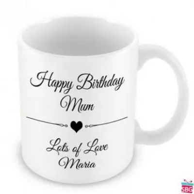 Personalized Text Mug