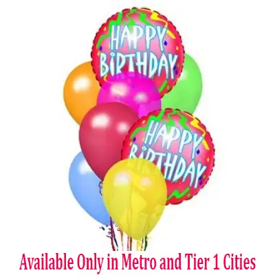 Happy Birthday Mix Balloons